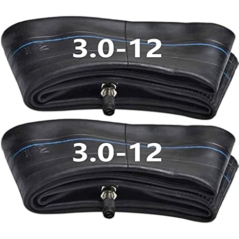 New 3.0-12 Inner Tube (2pcs) for Kawasaki Yamaha Dirt Bikes Pit Bike XR CRF 50 70 Kawasaki KLX 110 Suzuki DRZ 110 Yamaha TTR 90,90cc 110cc 125cc Pit Dirt Bike Cover