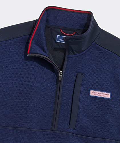 Image of vineyard vines Men's Mountain Sweater Fleece Quarter-zip