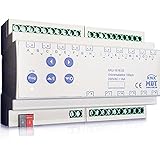 Betriebsart Jalousie/Rolllade einstellbar, Lauf-, Pausen- und Schrittzeit frei einstellbar, 1Bit Automatiksteuerung und Sonnenschutzfunktion, 8Bit Positionierung für Höhe und Lamelle, Einstellbares Verhalten bei Busspannungsausfall/-wiederkehr, Anschlussklemmen 2,5/4,0qmm, alle L-Anschlüsse getrennt, schneller Download der Applikation