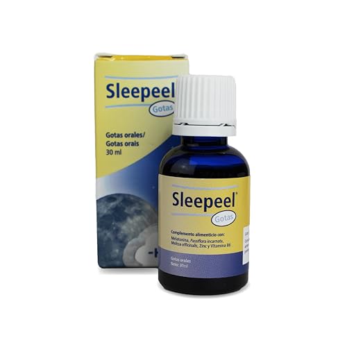Heel   Sleepeel Gotas, con Melatonina, Pasiflora, Melisa, Zinc y Vitamina B6, Mejora la calidad del Sueño, Disminuye el Cansancio, Apto para Veganos   30 ml