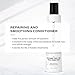 PETER COPPOLA Total Repair Conditioner - Keratin Protein - Repairs Damaged Hair - Color Safe - Keratin Aftercare Conditioner For Daily Use - Healthy Strong Hair (12 Fl Oz)