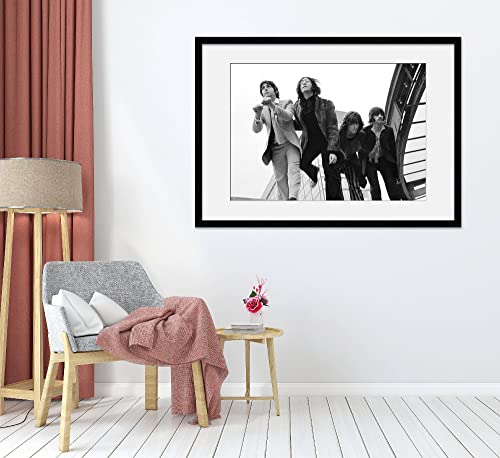 Le cadeau des Beatles – L’impression des Beatles – Le single des Beatles Hey Jude – Cadre de galerie | A2 (59.4×41.9cm… - Les Beatles, Paul McCartney, John Lennon, RIngo Starr, George Harrison Le cadeau des Beatles - L'impression des Beatles - Le single des Beatles Hey Jude - Cadre de galerie | A2 (59.4x41.9cm… – Image 5