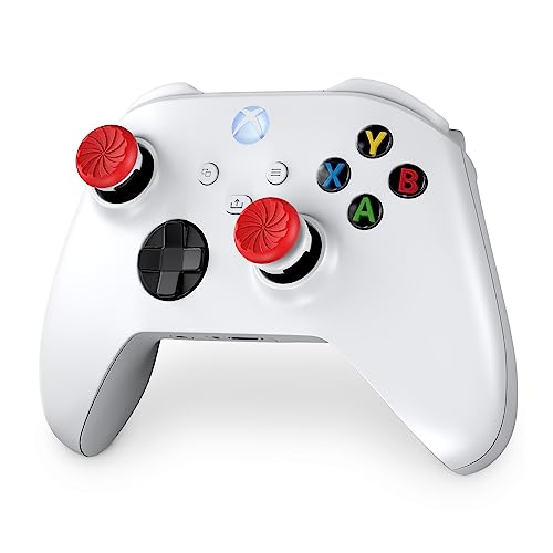 Image of KontrolFreek FPS Freek Inferno for Xbox One and Xbox Series X Controller | Performance Thumbsticks | 1 High-Rise, 1 Mid-Rise | Red /White