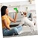 Levemolo Dog Snack Catapult Launcher Interactive Treat Launcher for Dogs and Cats Easy to Load Fun Snack Dispenser for Pet Training and Playtime Green