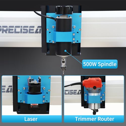Image of 4040-PreciseaMAX All-Metal CNC Router Machine with NEMA 57 Stepper Motor,Engraving Milling Machine for Wood Acrylic Aluminum Carving Cutting Working Area 15.7 inch x 15.7 inch x 4.1 inch