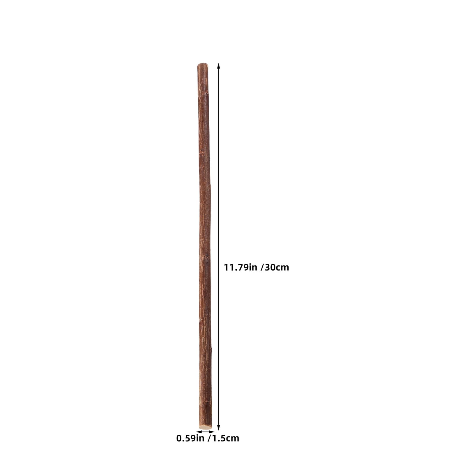 Beaupretty Trockenholz Zweige 30cm – 100 Stück Natürliche Bastelhölzer mit Variierender Stärke Rustikale Selbstgemacht Holzstäbe für Basteln Hochzeitsdeko und Tischdekoration