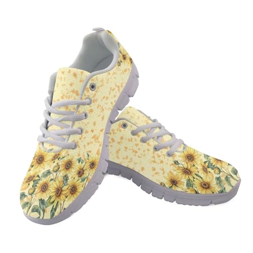 Forchrinse Womens Walking Shoes Lace Up Running Tennis Sneakers Lightweight Outdoor Athletic Footwear2