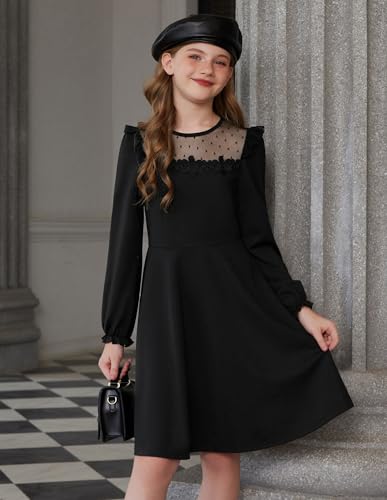 GRACE KARIN Girls Party Formal Dresses 6-14Y Kids Holiday Wedding Graduation Birthday Christmas Dress3