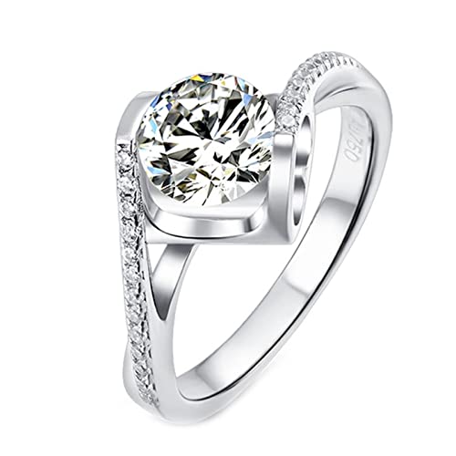 Bague mariage moissanite argent 925 pour sceller votre union avec éclat