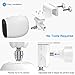 Security Camera Gutter Mount for eufyCam 2C/2C Pro/3C/for Arlo Pro 5S/Pro 4/Pro 3/Ultra 2/Essential XL and More Cameras with Standard 1/4'' Screw (White, 2 Pack)
