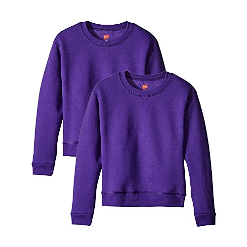 Maillot de survêtement fille Hanes en lot de 2 sweat-shirt en polaire doux et confortable pour enfant