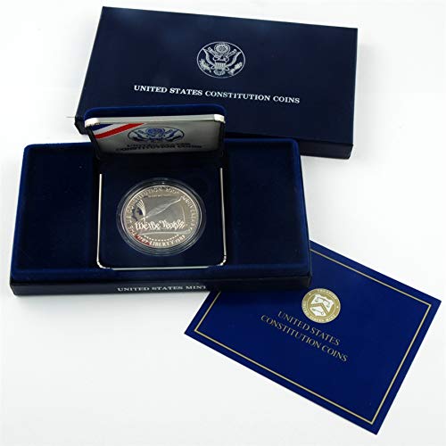 1987 S The US Constitution 200 Anniversary Silver Proof dollar US Mint