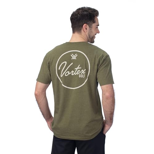 Image of Vortex Golf Script Men's Short Sleeve T-Shirts