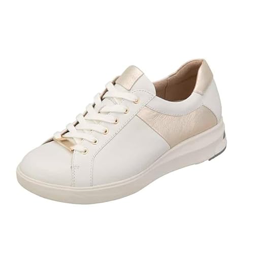 [ASICS] [ペダラ]レディーススニーカー 1212A198(カラー:ホワイト×リッチゴールド(フィルム加工)・サイズ:22.0cm)[T-SAK-AA6-A][米子高島屋選定品]