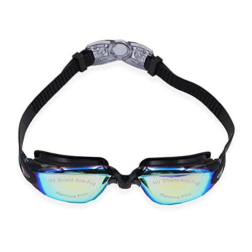 Tiardey Swimming Goggles Anti Fog Swim Goggles Waterproof No Leak UV Protection Goggles for Adult Men Women Kids(Black) - Image 2