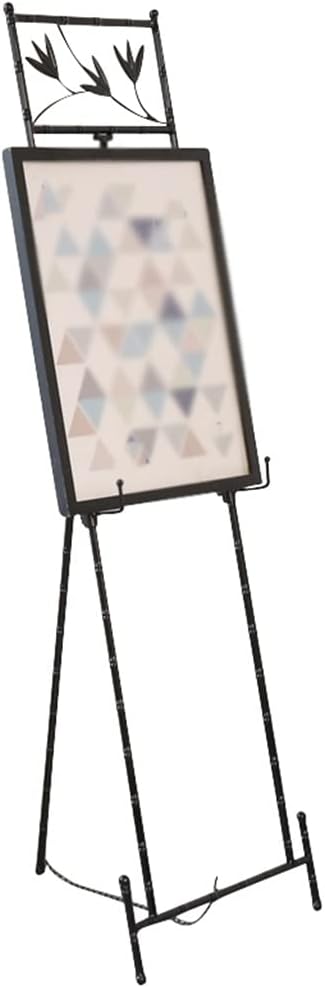 Outdoor Advertising Stand Wedding Welcome Stand Simple Iron Oil Painting Stand Multifunctional Easel Floor Photo