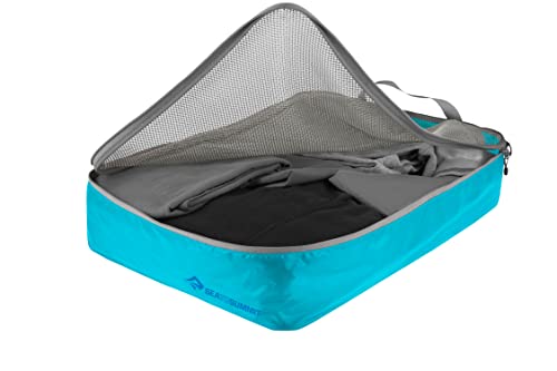 Sea to Summit Travelling Light Garment Mesh Bag Packing Organizer, Large, Atoll Blue