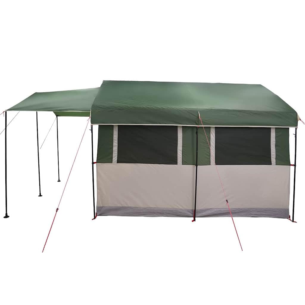 Namiot rodzinny 4 osoby zielony 324 x 255 x 230 cm