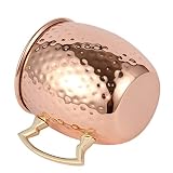 Dpofirs Taza de Mula Moscovita de Acero Inoxidable 550ml Copa Martillada