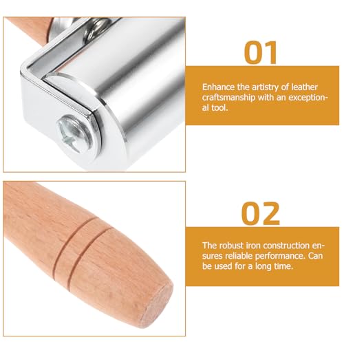 Rouleau de pression pour cuir et fabrication de chaussures - 3