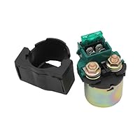 Cyleto Motorrad Anlasserrelais Starterrelais Magnetschalter für Kawasaki EN500 Vulcan 500 1990-1996 EX500 Ninja 500 500R 1987-2009