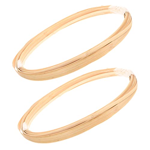 Angoily 2 Bundles of Strips for DIY Craft Rattan Weaving Basket Making Supplies