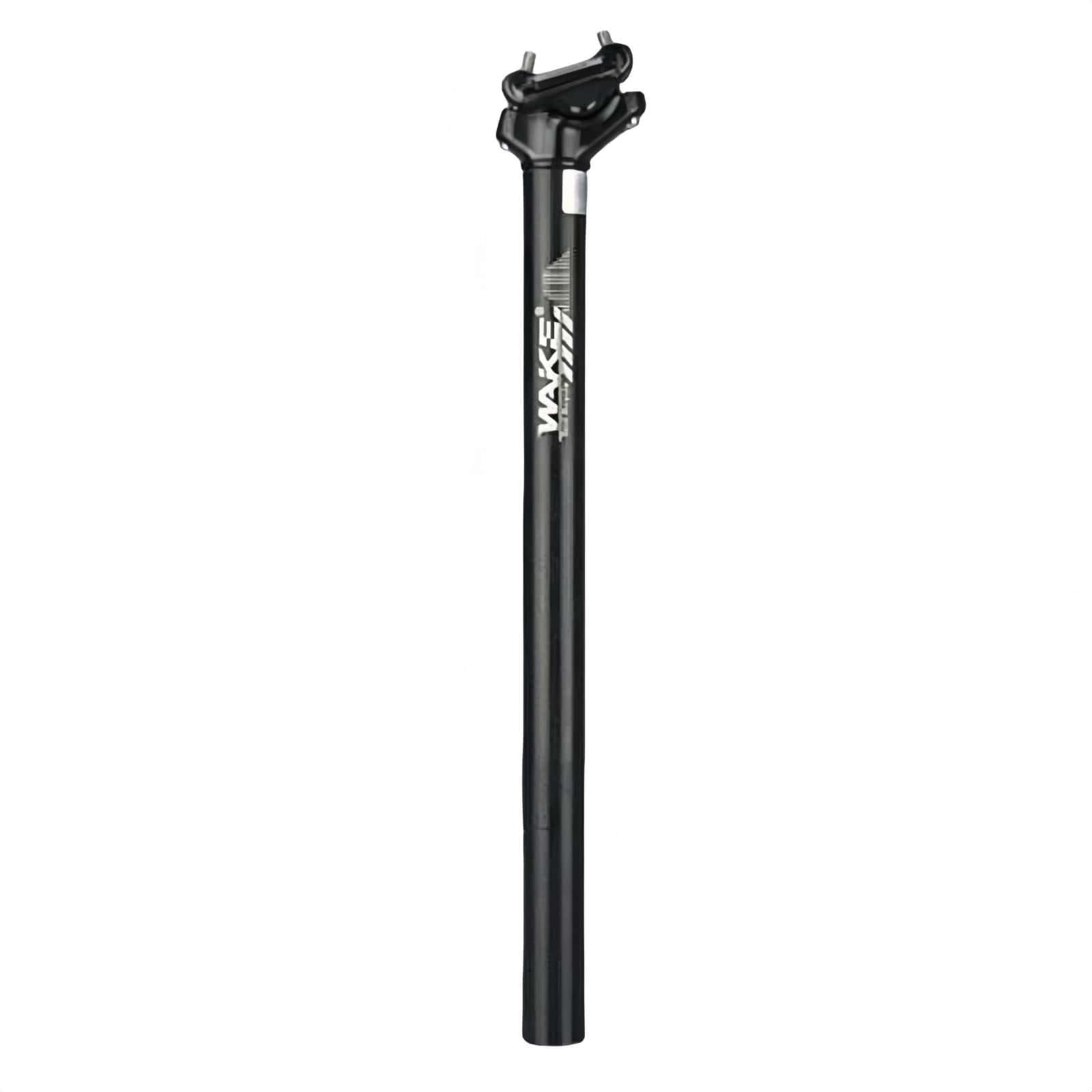 TRKIMAL Aluminium Alloy Bike Seatpost Shim 27.2mm 30.9mm 31.6mm, 400mm Adjustable Bicycle Seat Post for Mountain Bike Road Bike MTB BMX (Black, 30.9mm)