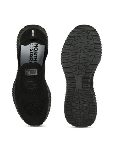 Image of North Star Slipon Shoes Casual Shoes for Boys Kids Shoes Walking Shoes Running Shoes Kids Sneaker Black