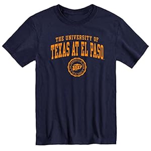 Barnesmith University of Texas, El Paso UTEP Miners Short-Sleeve T-Shirt, Heritage, Navy, Medium