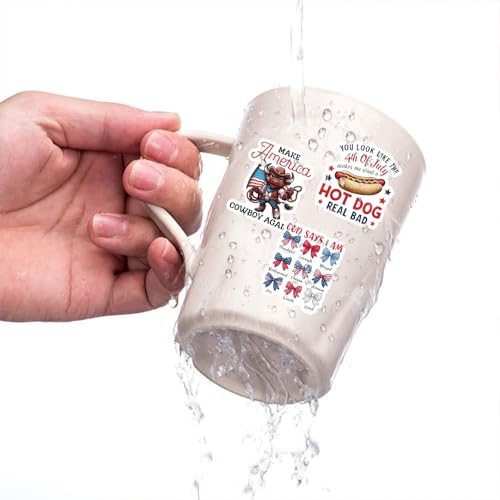 Image of 60PCS 4th of July Stickers, American Flag Patriotic Stickers, God Bless America Decalsfor Water Bottles, Laptop, Tumbler, Scrapbook, Patriotic Independence Day & Party Favors Decorations