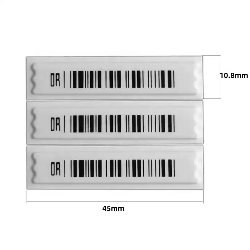 5000 Pieces 58khz Soft Labels EAS Acoustic Magnetic Anti-Theft System Security Label Tags, Anti-Theft Barcode Labels