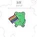 Pride Pins LGBTQ LGBT Rainbow Progress Flag Enamel Pin Button for Backpack Lanyards Jewelry Gay Bi Queer Lesbian Trans Transgender Love is Love Ally Goose Frog Flower Heart Bulk Accessories