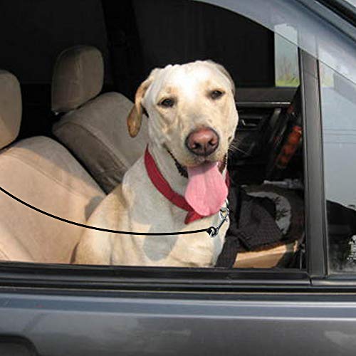 YuCool Auto-Sicherheitsgurt für Hunde, kaufest, Stahlseil, für große und große Hunde, 2 Stück