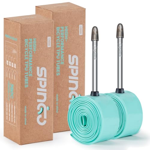 2-Pack SPINGO Metal Valves TPU Inner Tube 700C