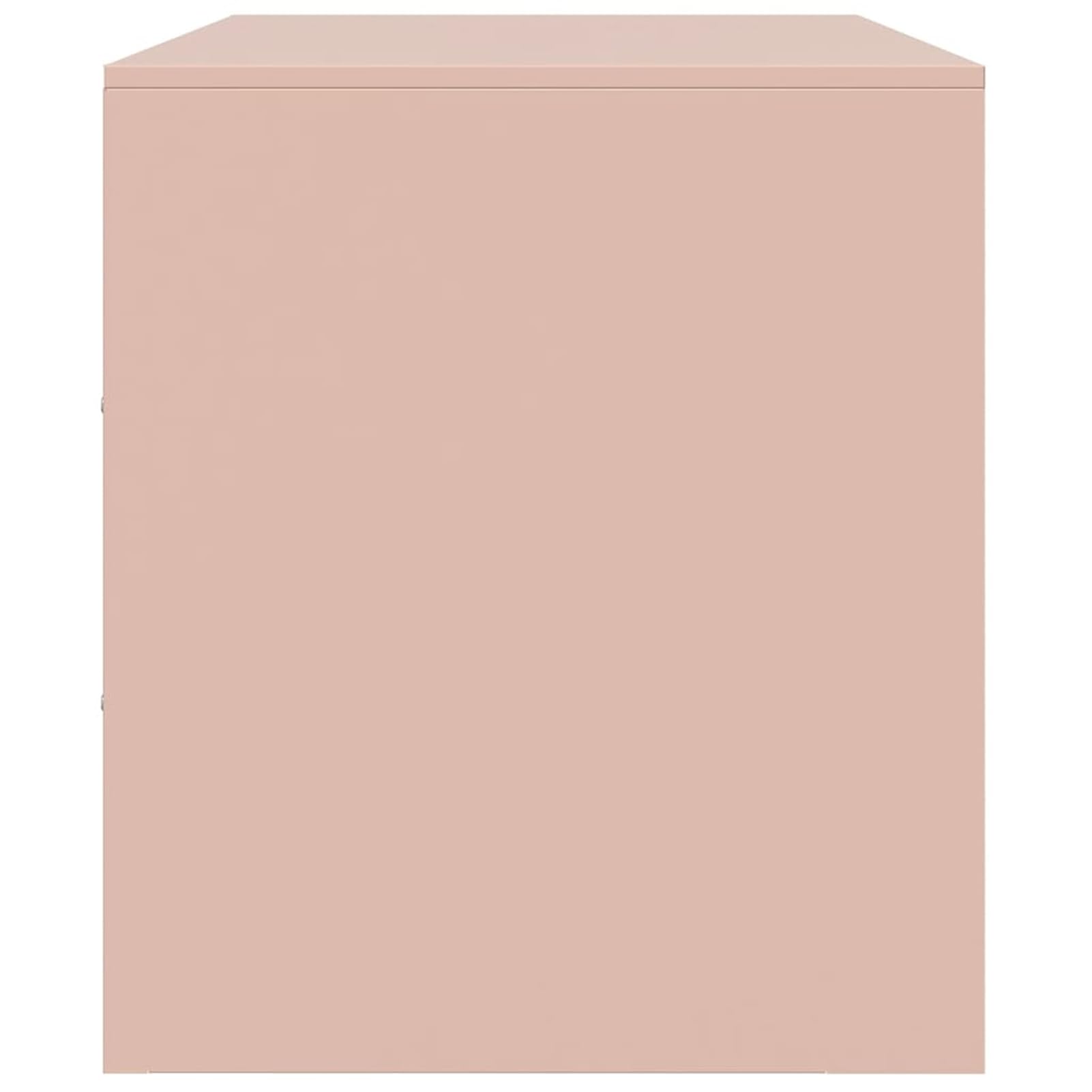 Gecheer TV-Schränke 2 STK. Rosa 67x39x44 cm Stahl, Moderne TV Lowboard Wohnwand Fernsehschrank für Home-Cinema Gamerzimmer Wohnungen Büro841634