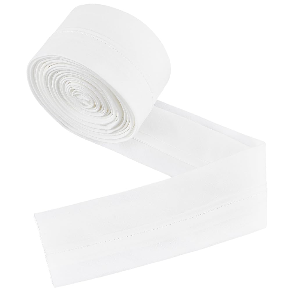 Entoilage de pantalon rigide blanc pour structurer une ceinture en couture