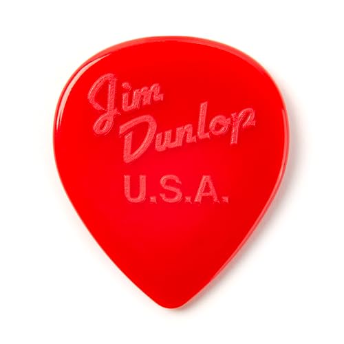 Médiators vintage Peter Frampton en forme de larme rouge rigides pour une attaque précise