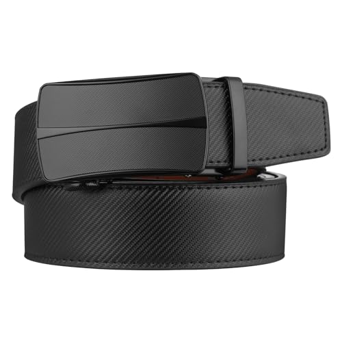 Image of Lavemi Men's Real Leather Ratchet Dress Casual Belt, Cut to Exact Fit,Elegant Gift Box