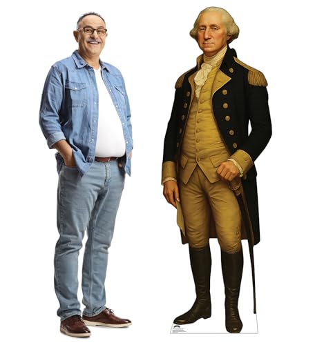 Image of Cardboard People General George Washington 250th Anniversary Life-Size Cardboard Cutout Standup