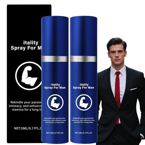 2pcs Erectboost Vit/Al Spray for Men,Fast Acting Del/Ayed Spray for Man,Enhance Masc/Uline Charm,Enhance Strength of Men,Give You Long-Lasting Care,Powerful Sp/ray to Increase Relationship of Couple