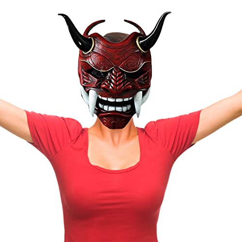 Engrenagem da cabeça do samurai japonês,Escudo facial de samurai japonês | Capas de rosto para cospl