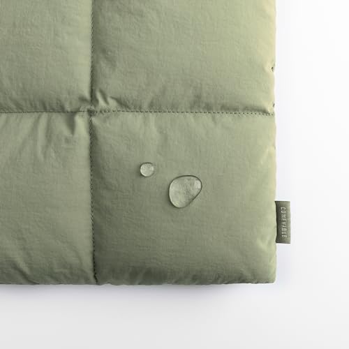 Image of Comfyable Puffy Laptop Sleeve 15 Inch 16 Inch, Quilted Puffer Laptop Carrying Case, Pillow Case Compatible for MacBook Air 15 Inch M3 2024 & MacBook Pro 16 Inch 2023 M3, 16 in Puff Cover, Olive Green