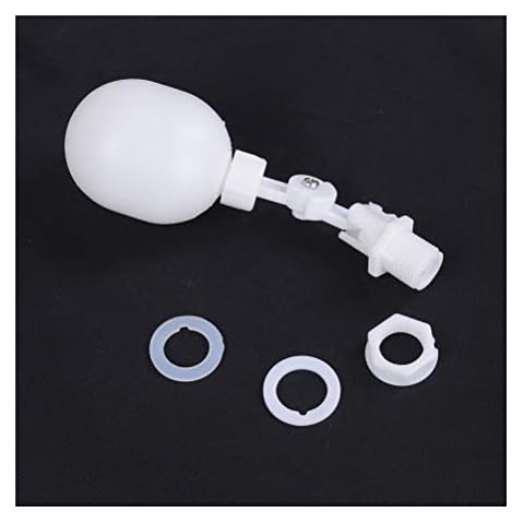 SWNAQUY 1PCS 3/8 Inch Adjustable Mini Plastic Float Valve Ball Aquarium Control Safety Check Switch Cover