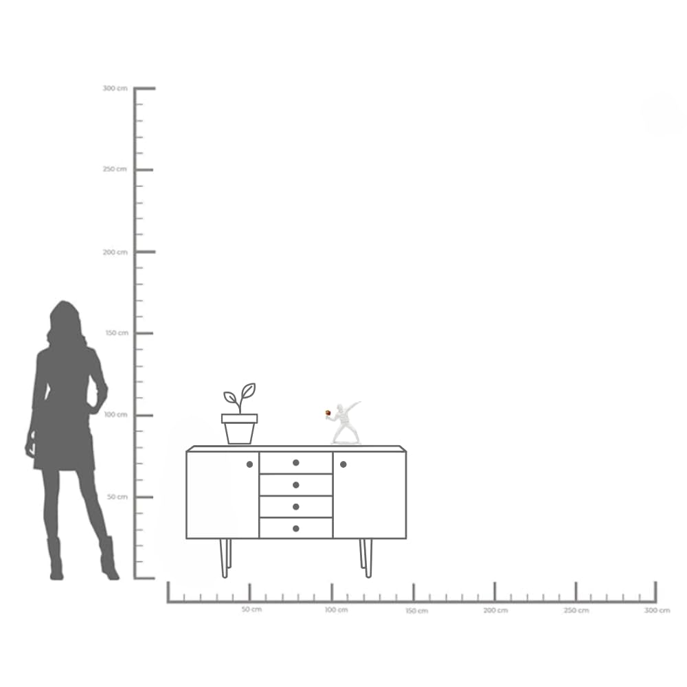 Kare Design figura decorativa Street Art Bouquet, bianco, idea regalo