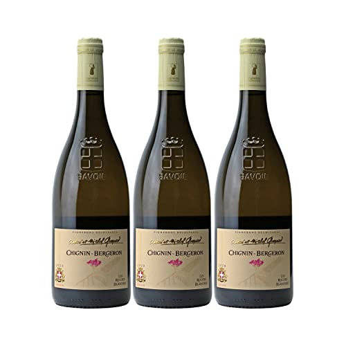 Vin de Savoie Chignin Bergeron Blanc 2020 - André et Michel Quenard - Vin AOC Blanc de Savoie - Bugey - Lot de 3x75cl…