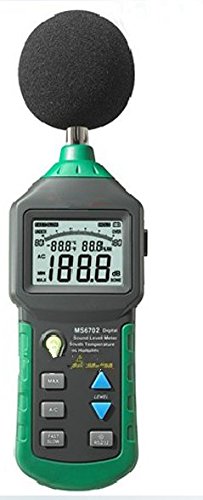 30dB GOWE decibelímetro Digital termómetro higrómetro~130dB medidor de campo