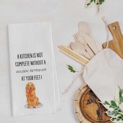 Gqtt-Golden-Retriever-Dish-Towels-Golden-Decorative-Waffle-Weave-Kitchen-Towels-Hand-Tea-Towel-Gifts-1624-Inches Gqtt Golden Retriever Dish Towels Golden Decorative Waffle Weave Kitchen Towels Hand Tea Towel Gifts 1624 Inches