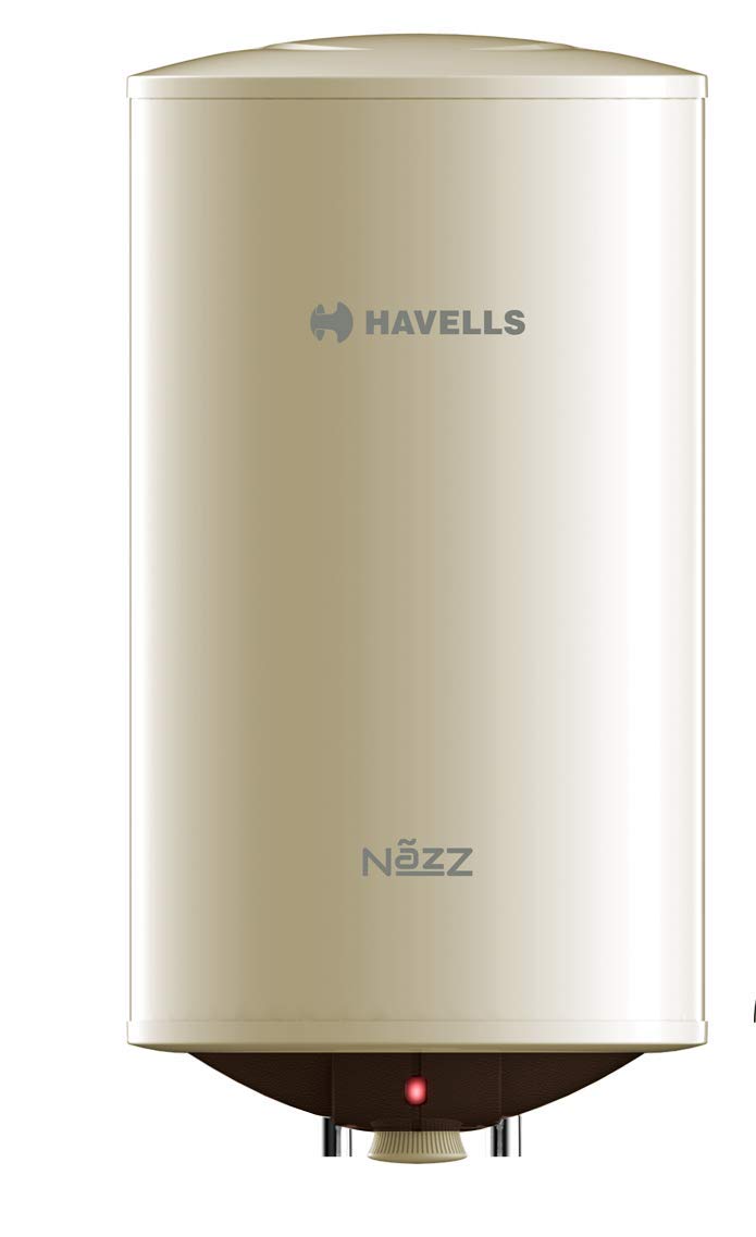 Buy Havells NAZZ 15 Litre Storage Water Heater with Flexi Pipe and Safe  Shock Plug (Ivory - Brown) Online at Low Prices in India - Amazon.in