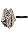Moss Rose Women's Shawl Wrap Poncho Ruana Cape Open Front Cardigan with Belt for Fall Winter