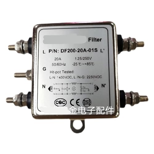 DVNXDPXJ DF200-10A/20A-01 Power Filter 220V Power Purifier Enhanced DF200-10A/20A-01S(DF200-20A-01S)